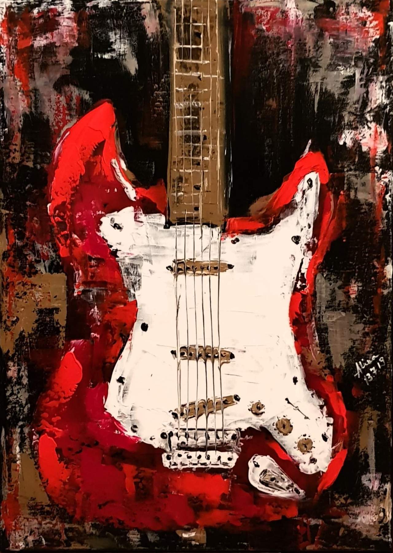 ArteDiAlina.com painting: Let's Rock